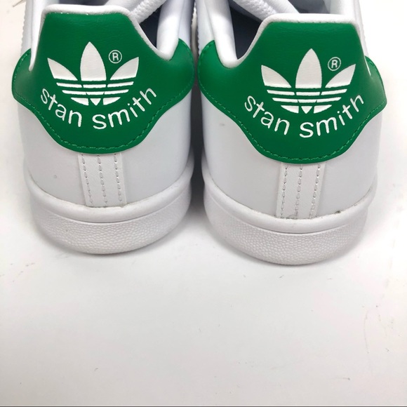 NEW Adidas Originals Stan Smith White and Green Sneakers Kids Size